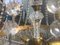 Lámpara de araña grande en cascada de cristal con cristales tallados, años 60, Imagen 64