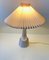 Vintage Scandinavian White Ceramic Table Lamp from Søholm, 1970s 3