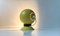 Magnetic Yellow Enamel Ball Wall Lamp from ABO, 1960s 4