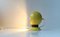 Magnetic Yellow Enamel Ball Wall Lamp from ABO, 1960s 2