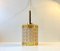 Vintage Honeycomb Glass Ceiling Lamp from Vitrika, 1960s, Image 1