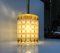 Vintage Honeycomb Glass Ceiling Lamp from Vitrika, 1960s, Image 6