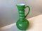 Scandinavian Green Glass Jug Vase from Ryd Glasbruk, 1970s 3