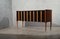 Italienisches Art Deco Sideboard aus Kirschholz & Schwarz Lackiertem Holz, 1940er 5