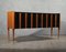 Italian Art Deco Cherrywood & Black Lacquered Sideboard, 1940s, Image 10