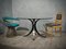 Round Glass & Metal T69 Table by Gerli Borsani for Tekno, 1960s 5