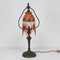 Antique Art Nouveau Glass Table Lamp, Image 3