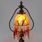 Antike Jugendstil Glas Tischlampe 8