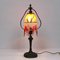 Antique Art Nouveau Glass Table Lamp, Image 5