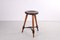 Antique Oak Stool with Patina, 1920s 7