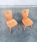 Dutch Brutalist Wooden Dining Chairs from Vervoort Tilburg, 1960s, Set of 2 12