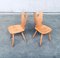 Dutch Brutalist Wooden Dining Chairs from Vervoort Tilburg, 1960s, Set of 2, Image 9
