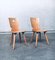 Dutch Brutalist Wooden Dining Chairs from Vervoort Tilburg, 1960s, Set of 2 14