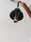 Lampada da soffitto vintage in ottone e legno di Stilnovo, Immagine 10