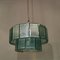 Mid-Century Candle chandelier with Colored Glasses from Candle, Image 3