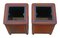 Mahogany Jardiniere Planters or Paper Bins, Early 20th-Century, Set of 2 3