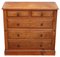 Antique Victorian Decorated Ash Chest of Drawers, 1895 5