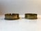 Brass and Bronze WW2 Cannon Shell Ashtray & Nut Bowl, 1960s, Set of 2 1