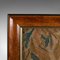 Antique English Burr Walnut Decorative Tapestry Panel, 1800s 5
