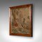 Antique English Burr Walnut Decorative Tapestry Panel, 1800s 3