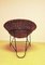 Mid-Century GDR Rattan Basket Armchair 4