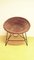 Mid-Century GDR Rattan Basket Armchair, Image 5