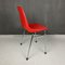 Chaise Mid-Century en Plastique Rouge de Grosfillex, France, 1980s, Set de 3 9