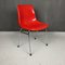 Mid-Century French Red Plastic Chair from Grosfillex, 1980s, Set of 3 8