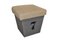 Vintage Style Storage Box Seat with Number, 2012, Image 4