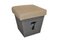 Vintage Style Storage Box Seat with Number, 2012 5