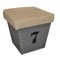 Vintage Style Storage Box Seat with Number, 2012, Image 1