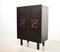 De Coene Style Brutalist Black Highboard with Red Accents, Belgium, 1960s 2