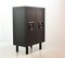 De Coene Style Brutalist Black Highboard with Red Accents, Belgium, 1960s, Image 3