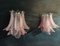 Murano Pink Glass Sconces, 1988, Set of 2 3