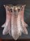 Murano Pink Glass Sconces, 1988, Set of 2 1