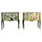 Gustavian Louis XV Style Chest of Drawers with Christian Lacroix Design, 1950s, Set of 2 1