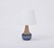 Danish Stoneware Table Lamp with Blue Ceramic Base from Søholm, 1960s 1