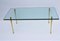 Brass and Glass Coffee Table by Pietro Chiesa for Fontana Arte, 1950s 7