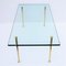 Brass and Glass Coffee Table by Pietro Chiesa for Fontana Arte, 1950s 2