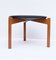 Danish Teak and Leather Stools by Uno & Östen Kristiansson for Luxus, 1960s, Set of 2, Image 4