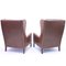 Leather Wingback Chairs from Stouby, 1970s, Set of 2 8