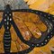 Vintage English Marble Monarch Butterfly Table by Pietra Dura, 2000s 9