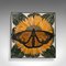 Vintage English Marble Monarch Butterfly Table by Pietra Dura, 2000s 5
