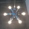 Mid-Century Space Age Chrome Ceiling Lamp 2