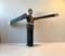 Vintage Handmade Wooden Whirligig Officer, European Volk Art, 1950s 1