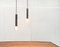 Vintage Space Age Chrome & Glass Pendant Lamps by Motoko Ishii for Staff, Set of 2 5