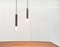 Vintage Space Age Chrome & Glass Pendant Lamps by Motoko Ishii for Staff, Set of 2, Image 5