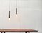 Vintage Space Age Chrome & Glass Pendant Lamps by Motoko Ishii for Staff, Set of 2 7