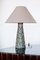 Lampe de Bureau Mid-Century en Céramique Vernie Dorée de Bitossi, Italie 3