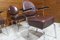 Skai Leather Armchairs, 1950s, Set of 4 7